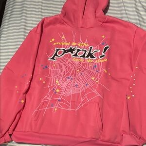 Pink Graphic Hoodie